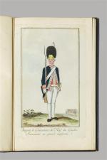 Maison militaire de Louis XVI (1785 - 1786). "Cent gardes...