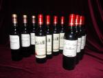 Lot comprenant : ROUGE - 4 B. MEDOC - La...