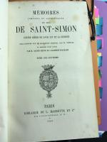 SAINT-SIMON - "Mémoires complets et authentiques sur le siècle de...