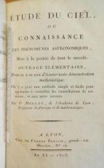 MOLLET (J). "Etude du ciel ou connaissance des phénomènes astronomiques,...