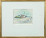 Jacques TRUPHEMUS (1922-2017). "Venise", 1964. Aquarelle, signée en bas à...