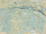 Jacques TRUPHEMUS (1922-2017). "Mer à Nice, circa 1962". Huile sur...