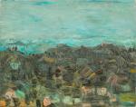 Jacques TRUPHEMUS (1922-2017). "Paysage de Toscane, circa 1966". Huile sur...