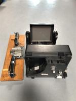 PROJECTEUR de diapositives BOLEX 18-3TC Multispeed et écran PRESTINOX S8