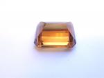 CITRINE rectangulaire à pans coupés de  41.4 CT sur...