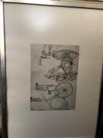 Eva FISCHER (1920-2015), "Biciclette", lithographie Signée en bas à droite...