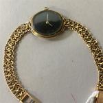 ELVIA Paris - BRACELET MONTRE de dame en or jaune...