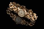 LIP - BRACELET MONTRE de dame en or jaune 750/°°,...