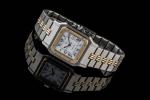 CARTIER - SANTOS DUMONT - BRACELET MONTRE d'homme en or...