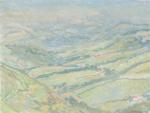 Roger BRAVARD (1923-2015), "Matin au pays basque", 1970, gouache sur...