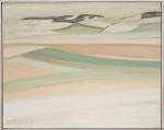 Roger BRAVARD (1923-2015). "Campagne crayeuse" 1980. Huile sur toile signée...