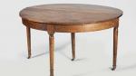 TABLE demi-lune