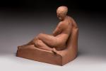 * Marcel André BOURAINE (1886-1948) " Femme nue allongée" Groupe...