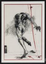 Vladimir VELICKOVIC (1935-2019), " L'homme en marche ", 1993. Lithographie...