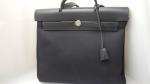 HERMES Paris - HERBAG interchangeable 38cm - SAC en toile...