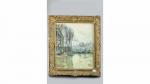 ROUSSEL-MASURE (1863-1919). " La Seine à Paris. " Huile sur...