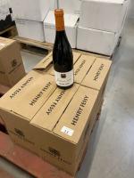 4 cartons 6B rouge Beaujolais Juliénas Henry Fessy 2015. Pour...