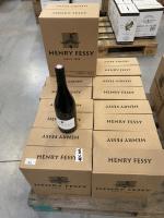 Neuf cartons de 6B rouge, Côtes du Rhône, Henry Fessy,...