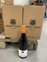 Deux cartons de 6B rouge, Beaujolais Morgon Henry Fessy, 2017....