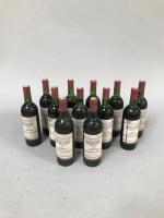 * 12 Bouteilles rouge Château Puy Beney Lafitte, 1982, Bordeaux...