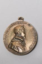 MEDAILLE en bronze à l'effigie du cardinal de Richelieu (Warin...