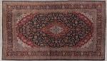 TAPIS persan d'origine Yazd. Chaine trame coton et velours laine,...