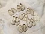 Lot de 6 paires de chaussures blanches en  ...