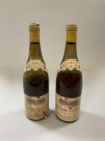 2B rouge Meursault Genevrières, 1949. Niveaux 8,5 et 11 cm....