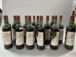 16 B rouge, Saint-Emilion Grand Cru, Château Rozier 1978. Etiquettes...