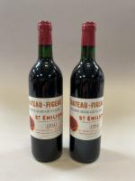 2B Rouge, Saint-Emilion Château Figeac, 1994. Niveaux base goulot, capsules...