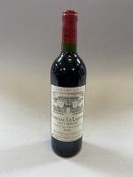 1B Rouge, Haut Médoc, Château La Lagune, 1996, GCC. Etiquette...