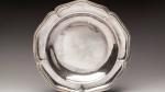 PLAT rond en argent