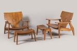 Olivier de Schrijver (né en 1958)
Paire de fauteuils modèle «...