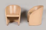 Lella et Massimo Vignelli 
Série de quatre fauteuils modèle «...