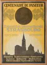 Fernand Schultz-Wettel
« Centenaire de Pasteur »
Affiche lithographique pour l'exposition internationale...