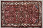 Perse, Malayer. TAPIS, chaîne et trame coton, velours laine. 153...