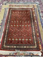 Chirvan, Azerbaidjian. TAPIS, chaîne et trame coton, velours laine. Epoque...