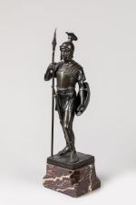 A. SCHMIDT (XIXème - XXème siècle). Centurion romain. SCULPTURE en...