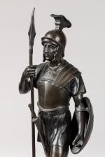 A. SCHMIDT (XIXème - XXème siècle). Centurion romain. SCULPTURE en...