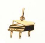 PENDENTIF "Piano" en or jaune 750/°°. 1.2 x 1.1 cm....