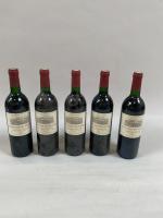 5B rouge Bordeaux St Emilion Tournelle des Moines 1991. Niveaux...