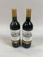 2B rouge Bordeaux St Emilion Château du Cauze 1993. Etiquettes...