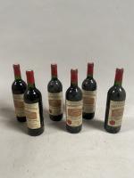 6B rouge Bordeaux St Emilion Château Petit-Faurie-De-Soutard GCC 1978. Niveaux...