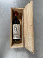 1Magnum rouge Bordeaux Médoc La Baronnie Baronat 1986. Niveau goulot....