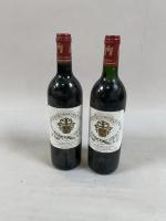 2B rouge Bordeaux Moulis Gressier Grand Poujeaux Cru bourgeois supérieur...