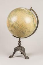 GLOBE terrestre, dressé par J. LEBEGUE & Cie, 25 Rue...