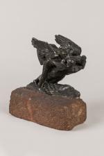 Jean LARRIVE (1875-1928). "Combat de Jacob et de l'Ange". Bronze...