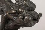 Jean LARRIVE (1875-1928). "Combat de Jacob et de l'Ange". Bronze...