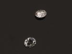 Ensemble de deux diamants sur papier de 0.39 ct de...