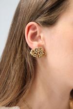 VAN CLEEF et ARPELS -  Paire de CLIPS d'oreilles...